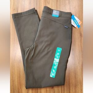 Columbia Straight Leg Jambe Droite Active Fit Lined hiking Pant Olive Green 12